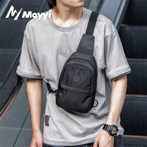 MOYYI Urban Lightweight Crossbody Bag For Men Medium Size Portable Water Resistant Fanny Pack Side Bag For Casual Outdoor Riding Cycling