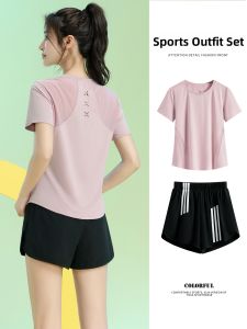 BAISILING | Summer Lightweight Quick-Dry Sports Set for Morning Runs and Yoga