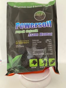 Powersoil 1kg Humic Acid 60% asam humat ( pupuk pembenah Tanah)