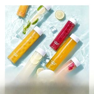 Transparent Cold Drink Bottle 330ml Good Luck Sale Beverage Ice Drink Milk Tea Cup Plastic Juice Bottle Enzyme Bottle