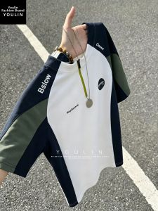 YOULIN | Moisture Wicking Cool Feeling Color Block T-Shirt