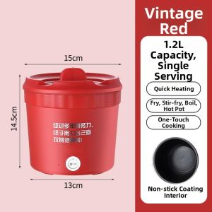 Automatic Heating Electric Pot Instant Noodle & Hotpot Multi-function