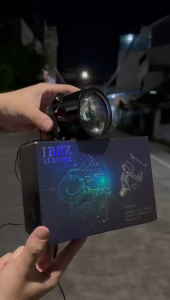 Lampu Utama Biled Projector 25inc IBEZ Lexon 02 Blue Lens Dengan Kipas Pendingin Dan Devil Eye