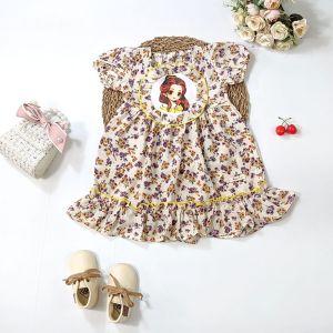 "NCC" Usia 1-5 tahun Dress anak Perempuan DANIA By Mybee Baju Crincle Gaun anak Cewek Murah