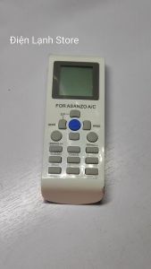Remote máy lạnh Asanzo. ( Tặng kèm cặp pin).