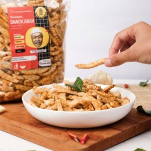 1 kilo gram BASRENG STIK PEDAS DAUN JERUK basreng pedas