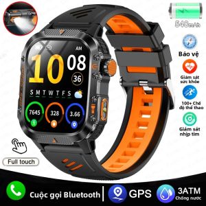 Đồng Hồ Thông Minh ChiBear SWIM GPS 3ATM Chống Nước Hai Băng Tần GNSS La Bàn Đèn Pin Tích Hợp Đồng Hồ Thông Minh Thể Thao Quân Sự Dành Cho Nam Với Chức Năng Theo Dõi Sức Khỏe Và Giấc Ngủ