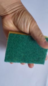 HH84-2 ฟองน้ำล้างจาน ขจัดคคราบ 10 แถม 1 V1-1