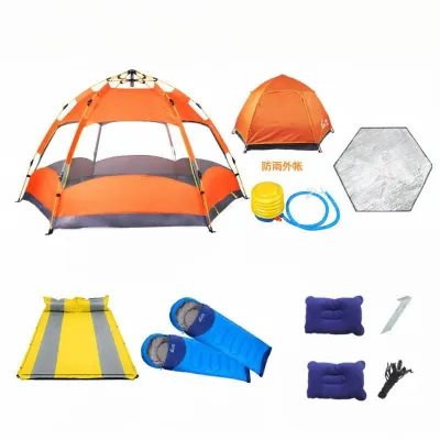 winpolar | Portable Foldable Waterproof Thickened Outdoor Tent 3-4 Person