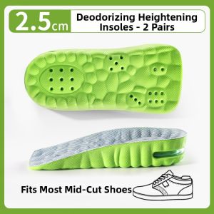 ZHIHAOEN | Heel Lift Shock Absorbing Insoles Half Pad