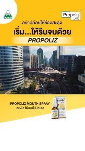 Propoliz Mouth Spray(15ml) | Semburan mulut Propolis(15ml) | 泰國蜂膠口腔噴霧(15ml)