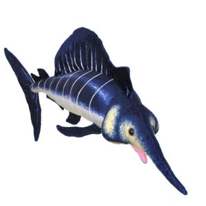 Simulation Swordfish Marine Fish Children Plush Stuffed Toy