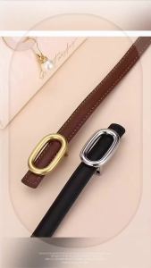 Thin Waistband Womens Retro Decoration Dress Coat Waist Seal Versatile Simple and High-End Jeans Belt