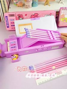 Tempat Pensil Password Karakter Astronot Rocket Kuromi Melody Cinnamoroll – Multifungsi + Rautan