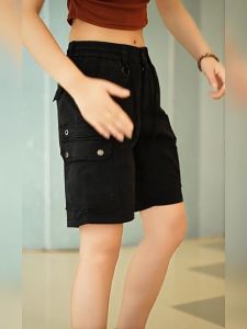 Quần short túi hộp nữ TSStore95 8 túi chất kaki co dãn phong cách thể thao khỏe khoắn
