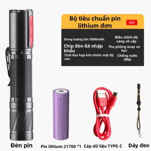 MEEJAS | Đèn Pin Táctical Siêu Sáng Di Động