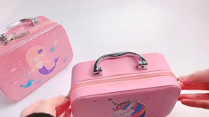 Mainan Make Up Bag Unicorn Alat Rias Anak Fungsi Real Children