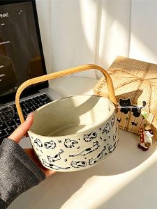 Cute Retro Japanese Design Fruit Basket for Birthday Gift