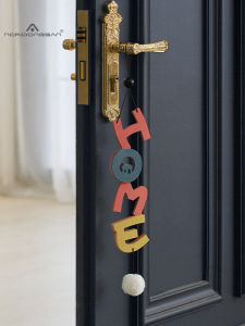 Creative Door Handle Hanging Decorations Living Room Entrance Moving in Celebration Small Ornaments Modern Simple Style