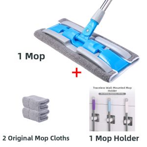 Lazy User Clean Mop Cloth Flat Mop for Wood and Tile