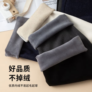 High Waist Slimming Straight Leg Jeans Womens Light Beige Elastic Cotton Denim Pants Spring Summer Autumn Seasonal Wear