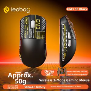 LEOBOG | GM3 Wireless Tri-Mode Mouse Bluetooth/Wired Gaming & Office Laptop Mouse Rechargeable