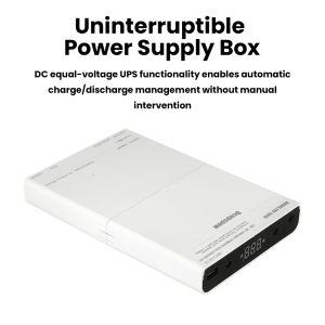 ANENG | 12*18650 DC Uninterruptible Power Supply Box Adjustable-Voltage Optical Modem/Router DIY Power Bank Kit 5V 9V and 12V Outputs