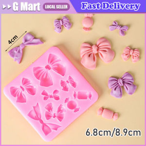 Candy Bow Shape Silicone Baking Mold DIY Fondant Craft Chocolate Cake Dessert Pastry Pudding Decorative Kitchen Accessories Tool Bow Headdress Shoes & Clothes Gurkha Resin Jewelry Accessories Drip Mold Chocolate Cake Dessert Decoration Silicone Mould