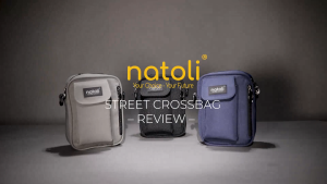 Túi đeo chéo nam nữ Natoli vải canvas nhỏ gọn chống nước đi học đi chơi Street Crossbag T1