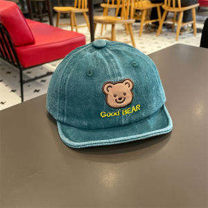 Spring Autumn Baby Boy Baseball Cap Soft Brim Sun Hat Childrens Sunguard Hat Short Brim round Top Cotton Blend Outdoor Cap