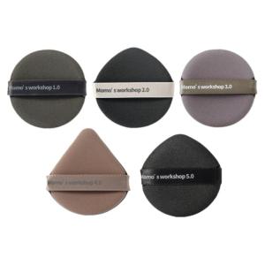 Mini Egg Shaped Foundation Puff Double Sided Dry Wet Use Flocking Design Special for Air Cushion Foundation Liquid Durable