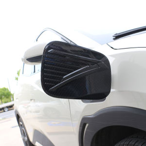 Auto Charging Port Cover for BYD Dolphin Mini Seagull Dolphin Surf 2024 2025 Power Port Lid Carbon Fiber Texture Exterior Acc.