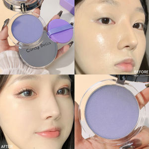 Nude Face Pressed Powder Foundation Full Coverage LongLasting Oil Control Natural Face Powder Mineral Foundation Korean Cosmetic
