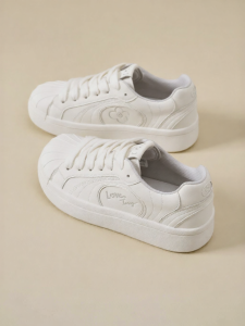 Josiny | Thick Sole Shell Toe Elevated Casual Shoes