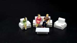 Maket Sofa Set Skala 1:50 - Miniatur Sofa Type A