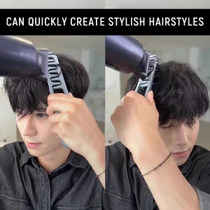 M.G.【Ready in Stock】 Mens Styling Comb Volumizing Root Lift Fluffy Hair Parting Covering Bangs Hairdressing Comb