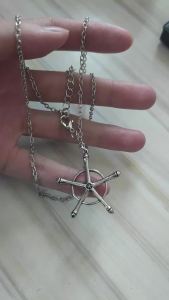Anime Character Todo Aoi Cosplay Necklace Metal Book Can Open Photo Frames Pendant Necklaces Cosplay Accesseries Gift
