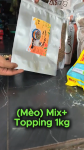 Hanpet (Mix 1kg Mèo Toping) thức ăn cho mèo trên 4 tháng tuổi