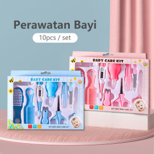 BabyShine Baby care kit set 10 in 1/manicure baby/gunting kuku set/Sisir Bayi/baby gift set