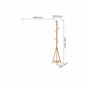 YUANSHI YUANSU | Beechwood Standing Coat Rack