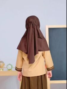 AliMaMa - JILBAB ANAK SEKOLAH SIZE M - Hijab Instan SD SMP SMA SMK Hamidah Olahraga Basic Medan