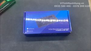Bộ tản nhiệt phụ cho VGA bằng Nhôm 2 quạt làm mát 6cm.