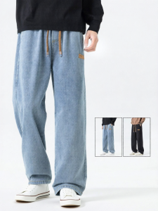 Warrior | Spring American Style Loose Straight Leg Men Jeans