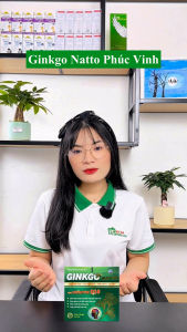 Viên Uống Bổ Não PV Pharma Ginkgo Natto With Coenzyme Q10 Hỗ Trợ Giảm Đau Đầu Chóng Mặt 100 Viên/Hộp