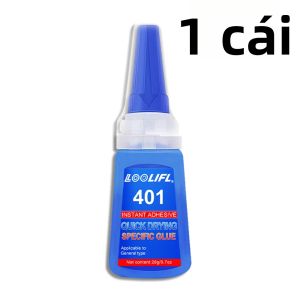 LOOLIFL | Keo Dán Siêu Nhanh Khô 401 Keo Dán Tức Thì Đa Năng - Độ Bám Dính Cao Cho Giày Dép Gốm Sứ Kim Loại Nhựa Đồ Thủ Công Đồ Chơi