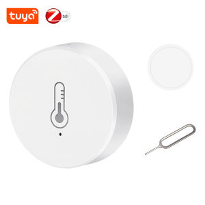 Temperature Humidity Sensor for Tuya Zigbee Smart Life APP Remote Monitor Long Standby Thermometer Hygrometer for Wine Cabinets