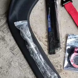 Winglet Bemper Bus Truk Pickup Hitam Kanan Kiri