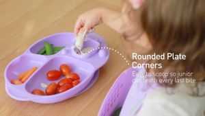 MARCUS & MARCUS ถาดอาหาร Yummy dips suction divided plate