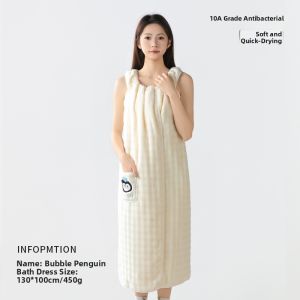 PANFUR | Quick-Drying Full-Body Wrap Bath Robe