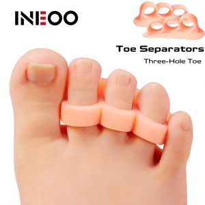INEOO 2PCS Silicone Bunion Guard Foot Care Straightener Orthopedic Toe Separators Finger Correction Spreader Protector Pad